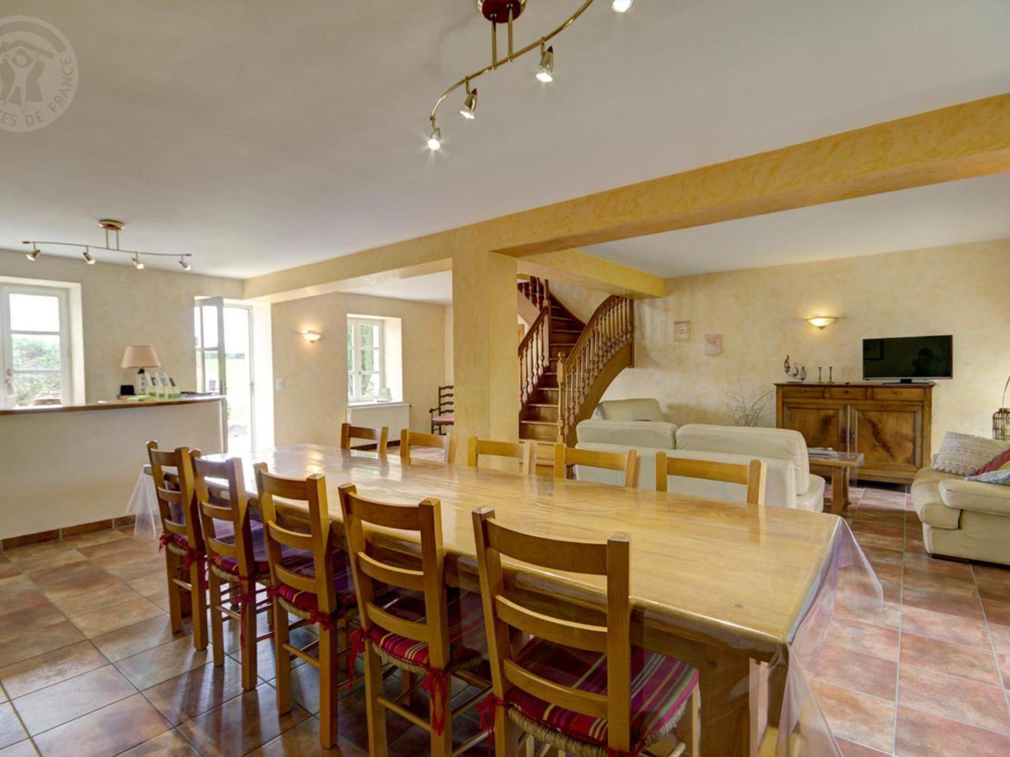 Belle Maison De Campagne Avec Piscine, 4 Chambres, Jardin Et Terrasse Pres De Montbrison - Fr-1-496-48 Chalain-le-Comtal Exterior foto